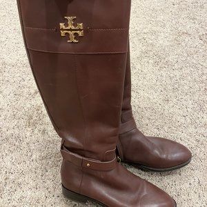 Tory Burch Brown Riding Boots